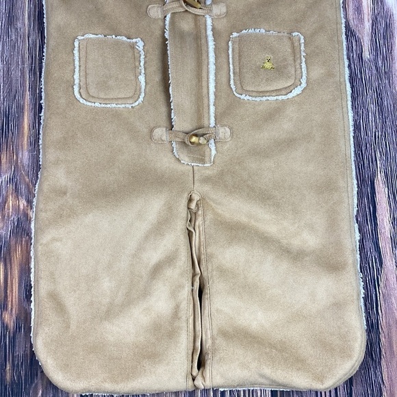 Baby Gap Faux Suede (Poly) & Shearling Bear Snow Onesie - Sz 6-12 Month - Picture 4 of 15